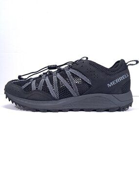 NEW Merrell Wildwood Aerosport Water Shoes Men 9 Black Mesh J036109 Athletic